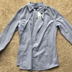 Banana Republic button down dress top